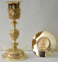 Antique French Baroque Chalice